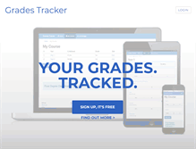 Tablet Screenshot of gradestracker.com